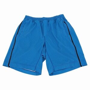 Lululemon Men's Pace Breaker Short 9'' Lined Blue White Polka Dot Size L VTG